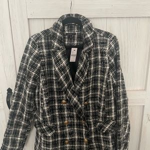Double breasted woman’s tweed blazer. Lane Bryant size 18. New with tags.